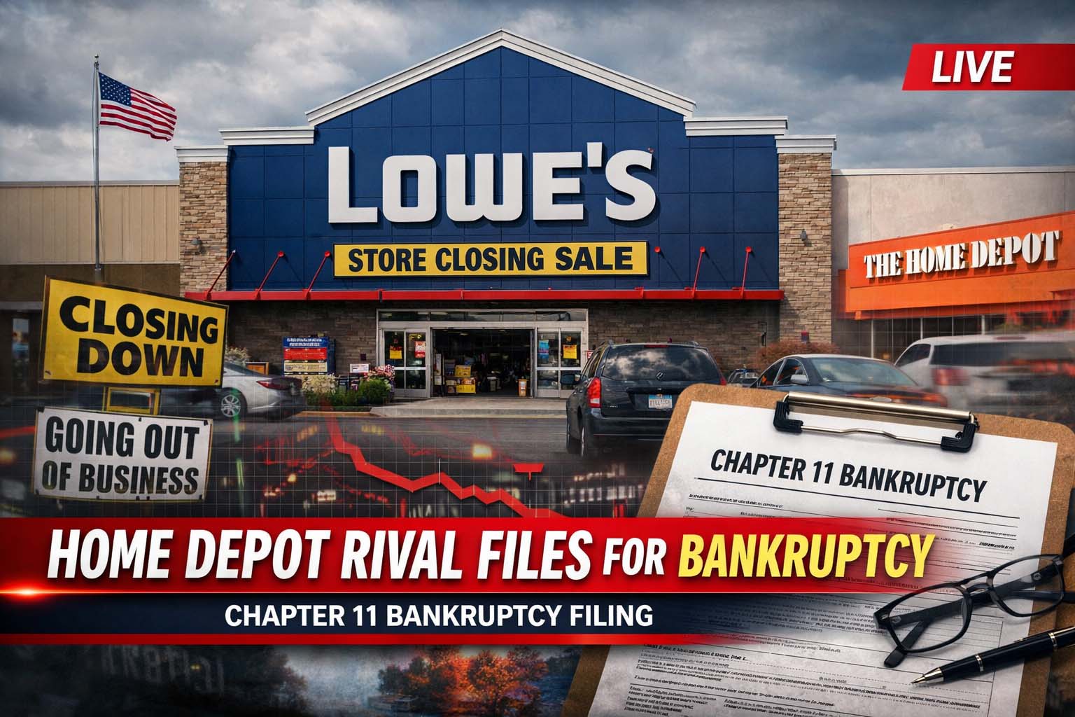 Home Depot Rival Files for Bankruptcy Chapter 11