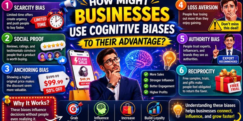 how might businesses use cognitive biases to their advantage?