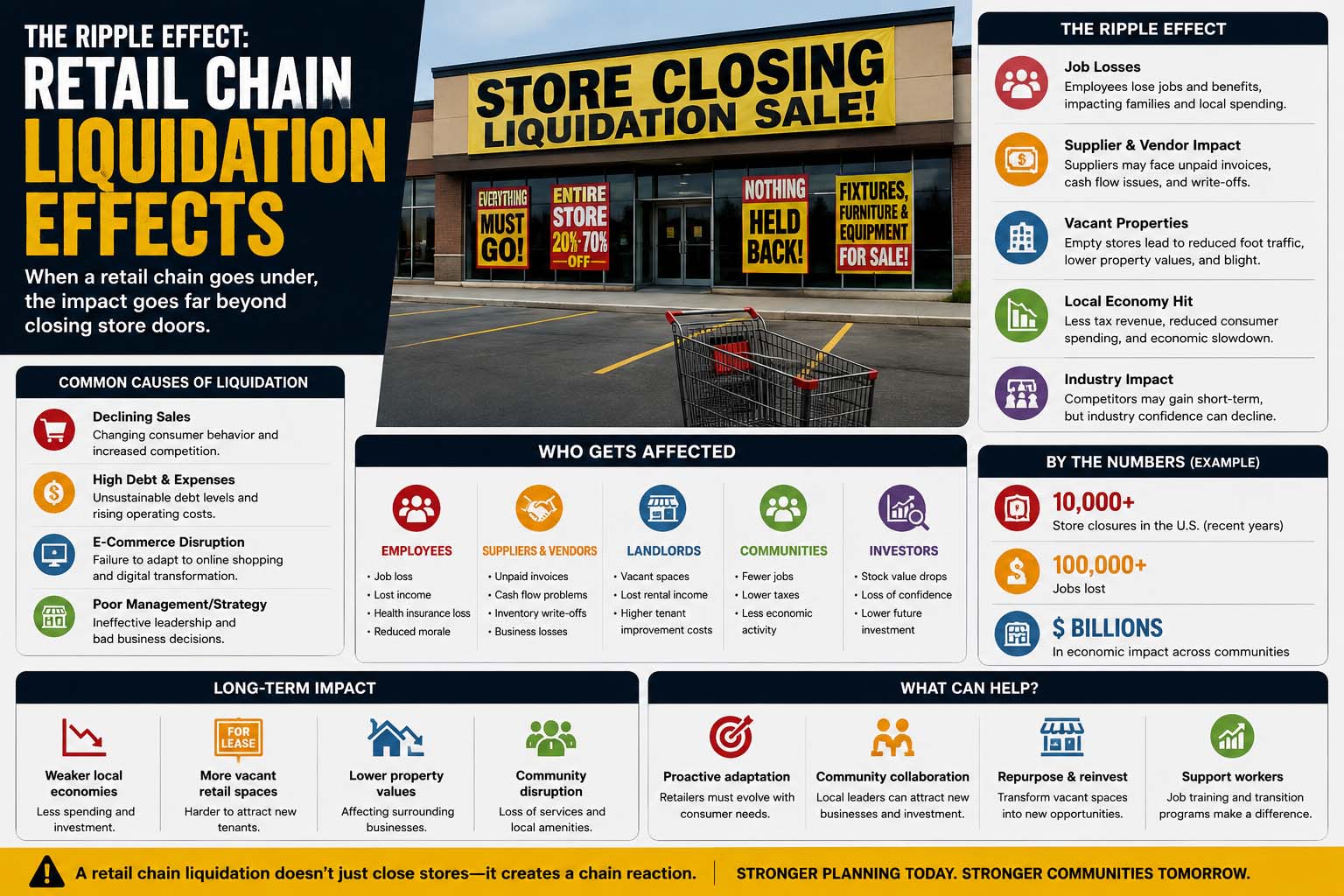 retail chain liquidation effects