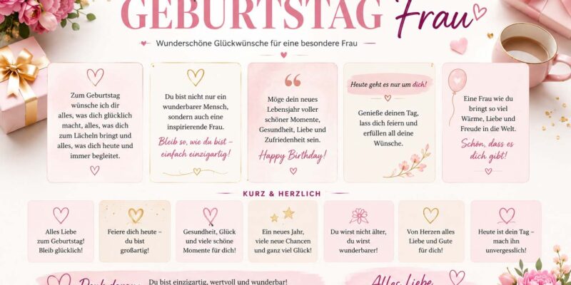 sprüche zum geburtstag frau