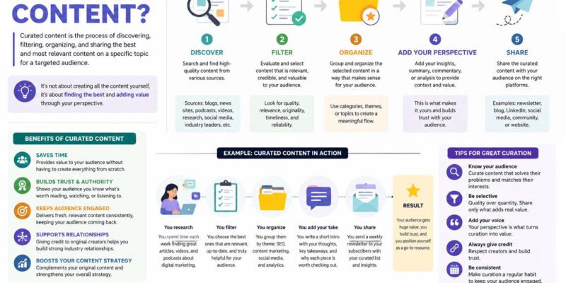 what is curated content