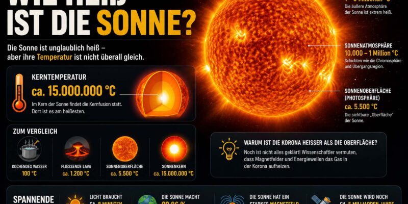 wie heiß ist die sonne