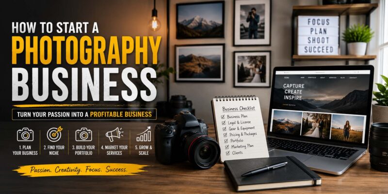 how to start a photography business