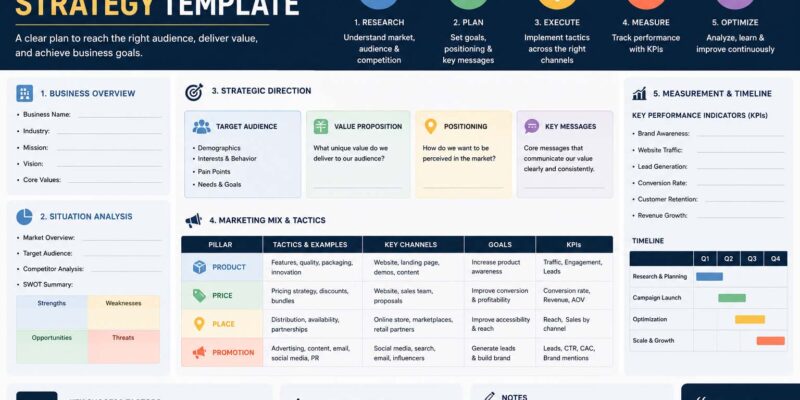 marketing strategy template