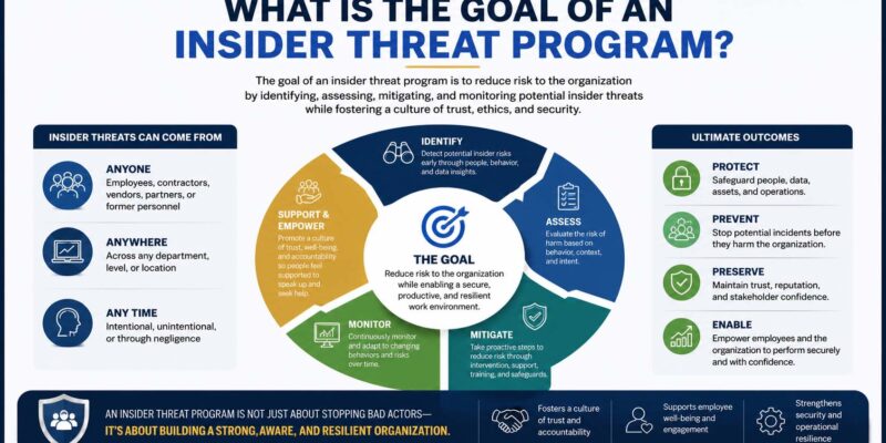 what is the goal of an insider threat program