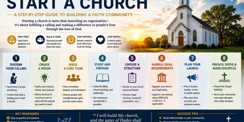 how to start a church