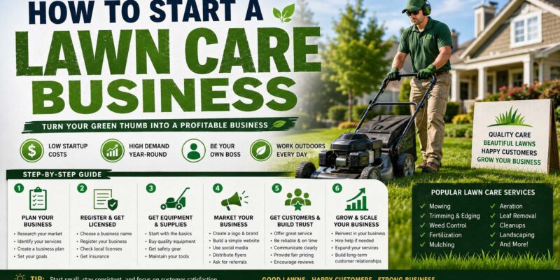 how to start a lawn care business