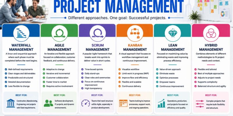 types of project management
