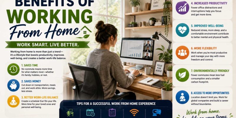 benefits of working from home