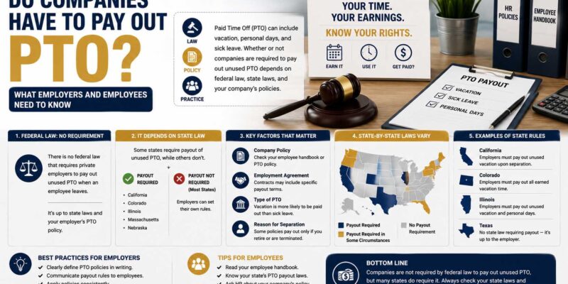 do companies have to pay out pto