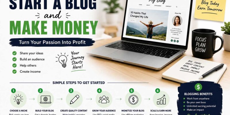 how to start a blog and make money