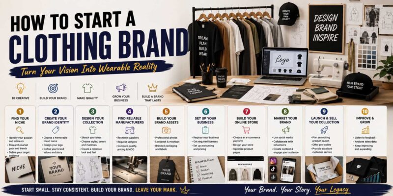 how to start a clothing brand
