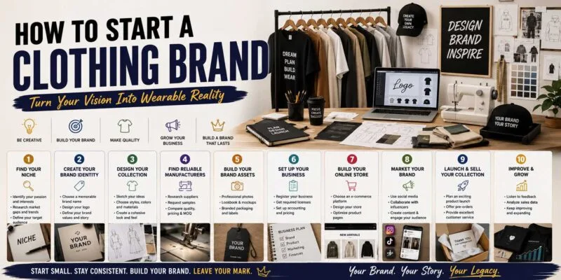 how to start a clothing brand