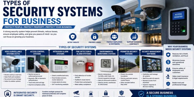 types of security systems for business