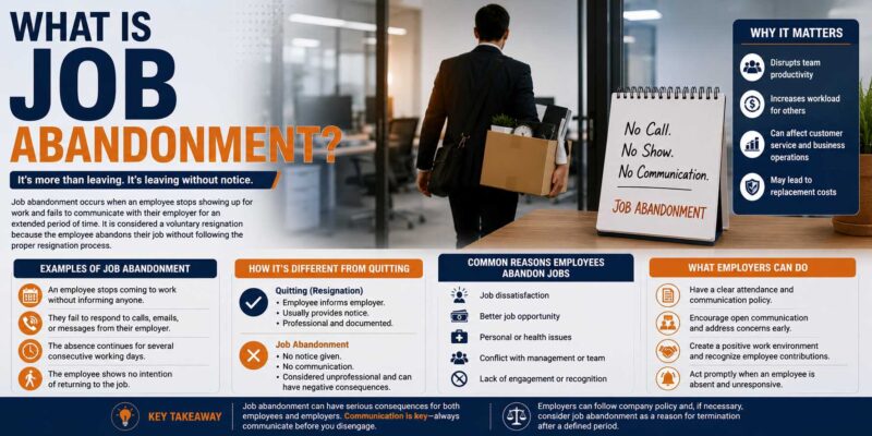 what is job abandonment