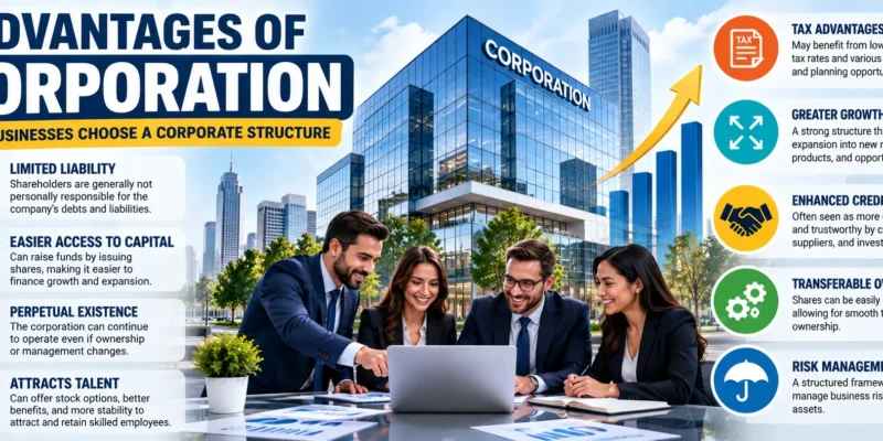 advantages of corporation