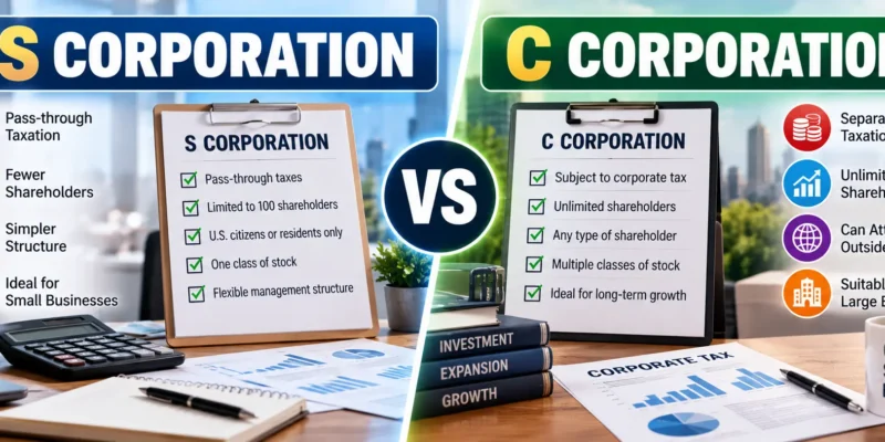 s corporation vs c corporation
