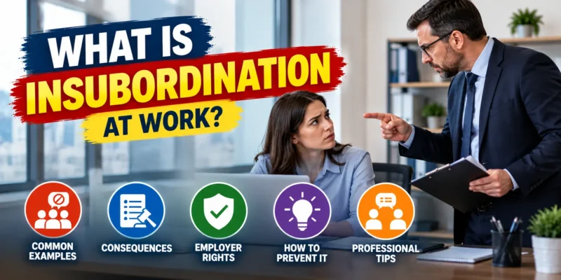 what is insubordination at work
